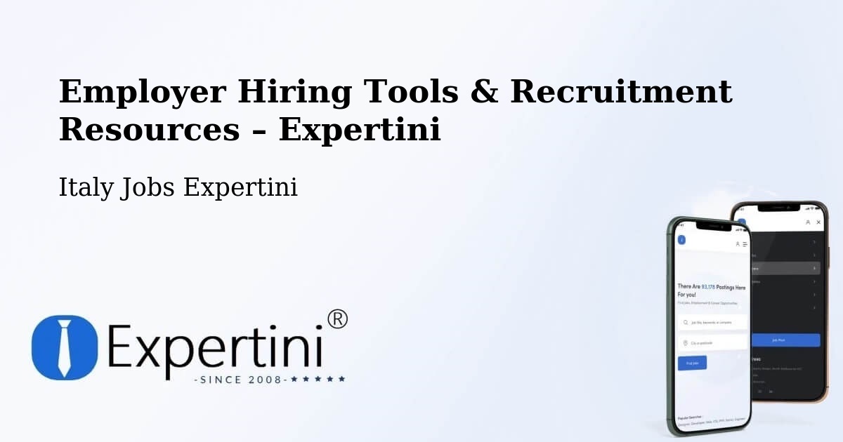 Employer Hiring Tools & Recruitment Resources – Pero - Pero, Italy Jobs Expertini
